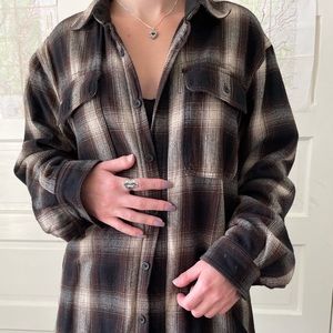 Fleece lined flannel